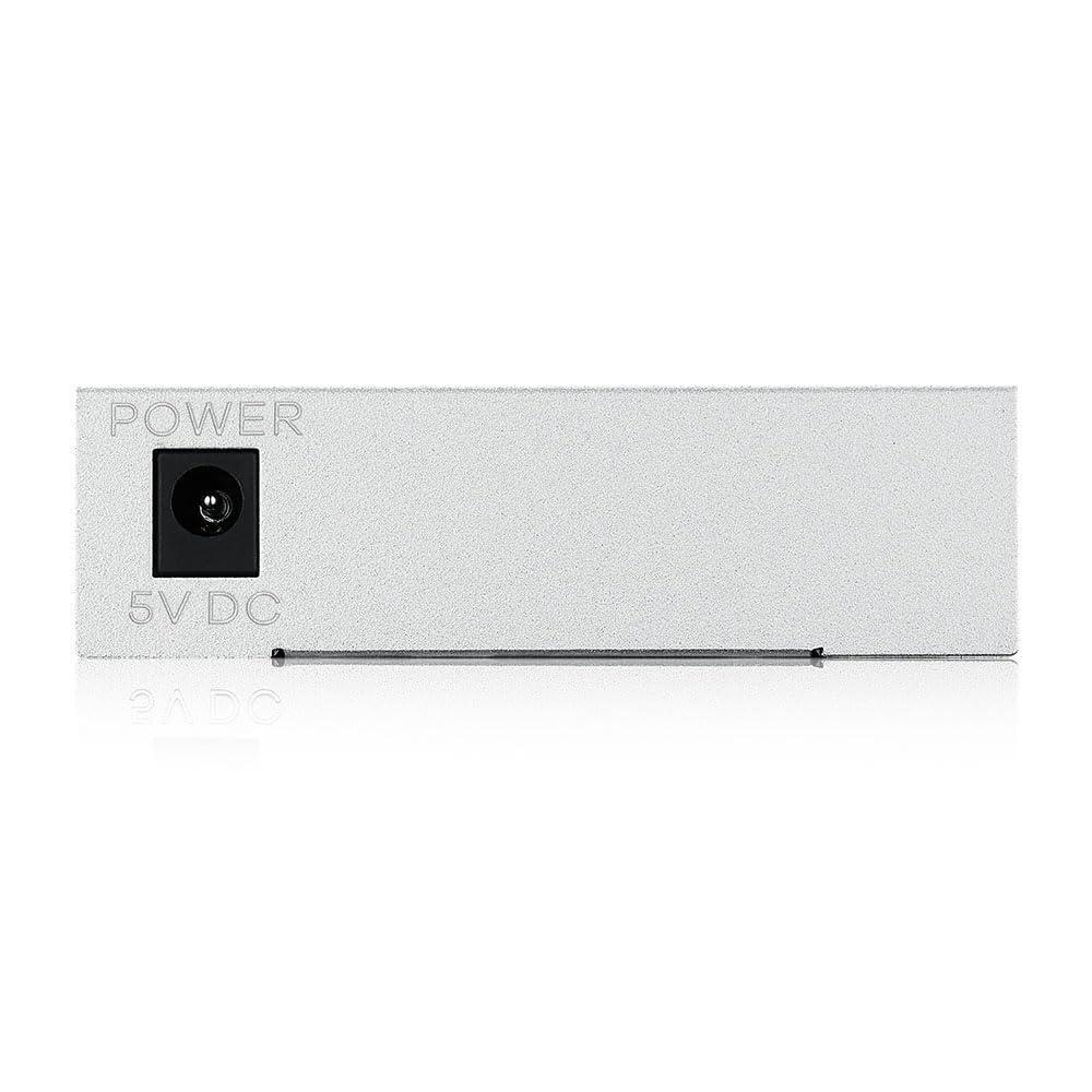 Zyxel 5-Port Gigabit Unmanaged Ethernet Switch, Ethernet Splitter, Desktop or Wall Mount [GS-105B v5]
