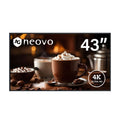 AG Neovo DS4351U 43'' Commercial Digital Signage Display for Business, All-in-one, 4K UHD, 500 nits, HDMI, USB, LAN, WiFi, 3-Year Waranty, 24/7 Operation, Portrait and Landscape
