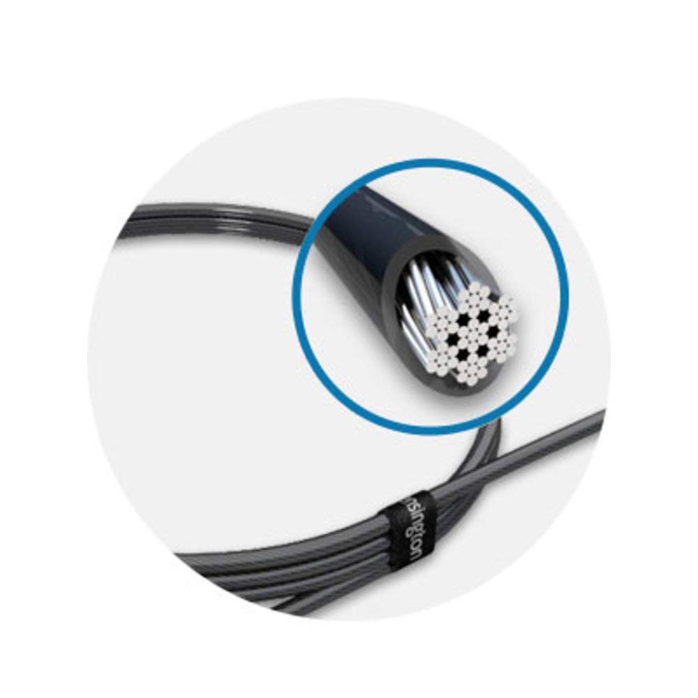 Kensington N17 Dell Laptop Lock - Keyed (K64440WW), Black and Silver, 1.1"x0.4"x0.4"