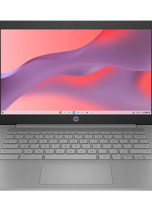 HP 2023 Chromebook Laptop, 14 Inch Display, Intel Celeron N4120 Processor, 4GB RAM, 64GB eMMC, Intel UHD Graphics 600, WiFi, Bluetooth, Chrome OS, Modern Gray