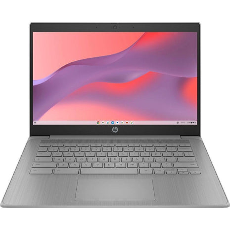 HP 2023 Chromebook Laptop, 14 Inch Display, Intel Celeron N4120 Processor, 4GB RAM, 64GB eMMC, Intel UHD Graphics 600, WiFi, Bluetooth, Chrome OS, Modern Gray