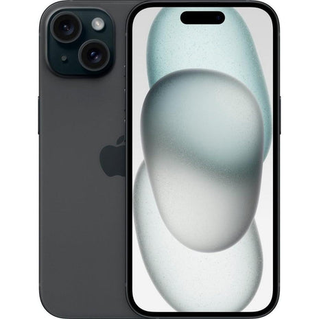 Apple iPhone 15, 128GB, Black - Unlocked (Renewed)
