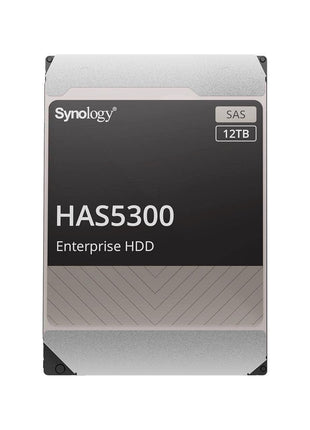 Synology HAS5300 HAS5300-12T 12 TB Hard Drive - 3.5" Internal - SAS (12Gb/s SAS)