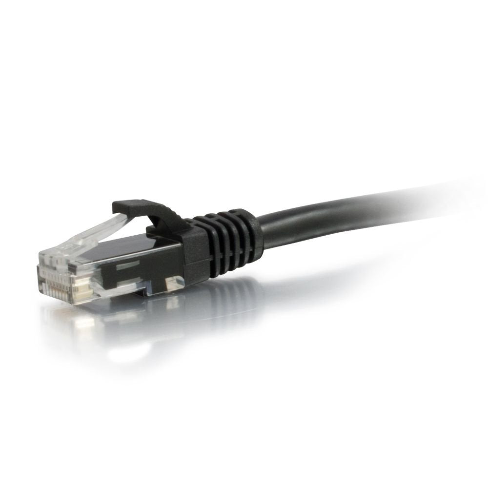 C2G/Cables to Go 15180 Cat5e Snagless Unshielded (UTP) Network Patch Cable, Black (3 Feet)