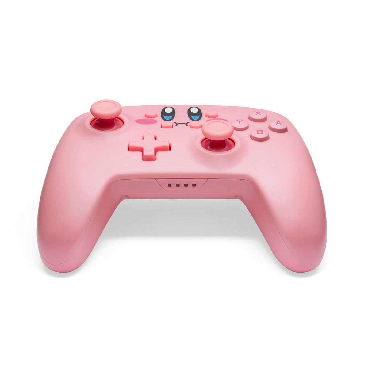 PowerA Wireless Controller for Nintendo Switch - Kirby Mouthful, Switch Lite/Switch-OLED Model, Nintendo Switch 2, AA Battery Powered (Battery Included), Bluetooth, Motion Controls, Officially Licensed