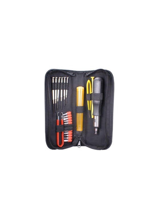 QVS 23 Piece Computer Maintenance Tool Kit with Precision Screwdrivers Computer Surge Protector (CA215P)