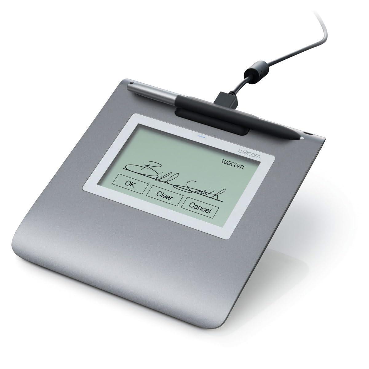 Wacom STU-430 4.5" Monochrome Signature Pad, 2540 lpi, 1024 Pressure Level, Pen,