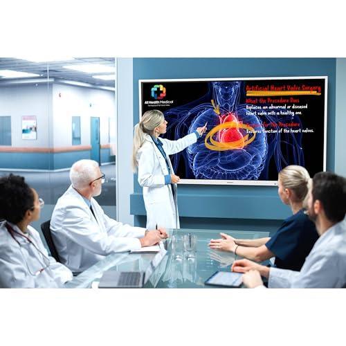 SAMSUNG Pro 65” 4K WMB Interactive Display, SmartView+, Built-in Speakers, Wi-Fi and Bluetooth Embedded, Durable Screen, Universal Pairing, LH65WMBWBGCXZA