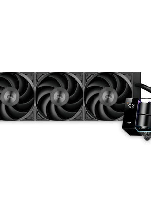 CPS All-in-One Water Cooling Cooler  inchDS360 BK inch 360mm Radiator with Digital Display Dual Chamber Structure