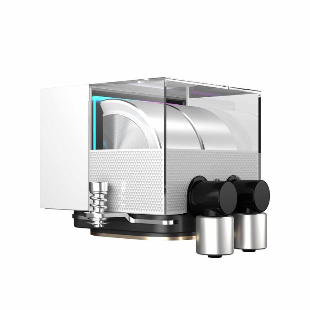 CPS All-in-One Water Cooling Cooler "DS360 WH" 360mm Radiator with Digital Display Dual Chamber Structure