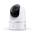 eufy Security Indoor Cam E220, Camera for home Security, Pan & Tilt, Dog/Pet Camera, 2K Wi-Fi Plug-in, Motion Tracking, Motion Only Alerts, Night Vision, HomeBase 3 Compatible, Voice Assistant Support