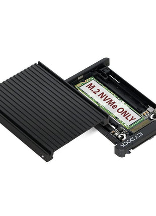 ICY DOCK M.2 PCIe 3.0/4.0 NVMe SSD to 2.5" U.2 SSD Converter / Mounting Adapter with Heatsink | EZConvert MB705M2P-B