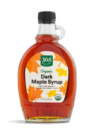 365 by Whole Foods Market, Organic Grade A Dark Maple Syrup, 12 Fl Oz