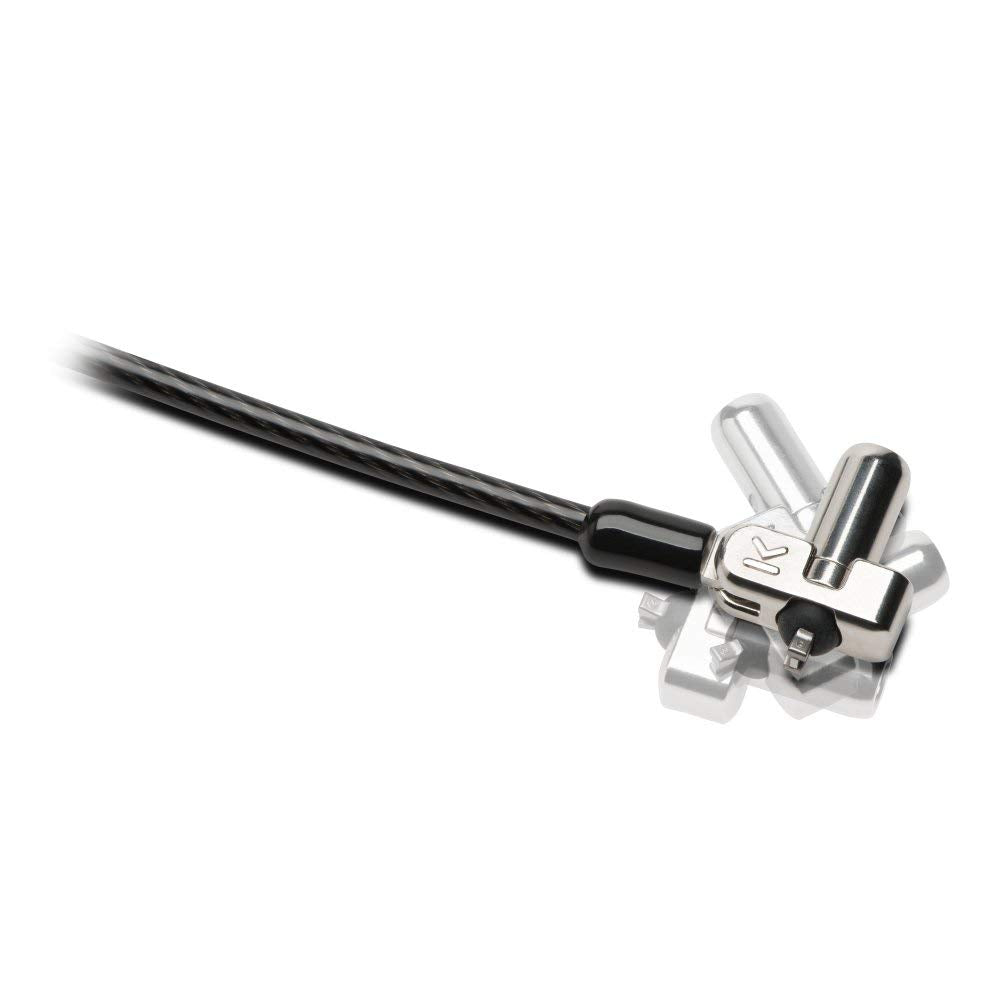Kensington N17 Dell Laptop Lock - Keyed (K64440WW), Black and Silver, 1.1"x0.4"x0.4"