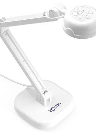 INSWAN INS-1 USB Document Camera ??8MP Ultra HD, Auto Focus, LED , Built-in Mic, Windows, Mac, iPad, Chromebook Compatible for Distance Learning, Remote Teaching, Web Conferencing, Live Demo