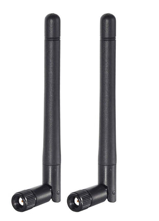 Bingfu Dual Band WiFi 2.4GHz 5GHz 5.8GHz 3dBi MIMO RP-SMA Male Bluetooth Antenna (2-Pack) for PC Computer WiFi Router Wireless Network Card USB Adapter Security IP Camera Video Surveillance Monitor