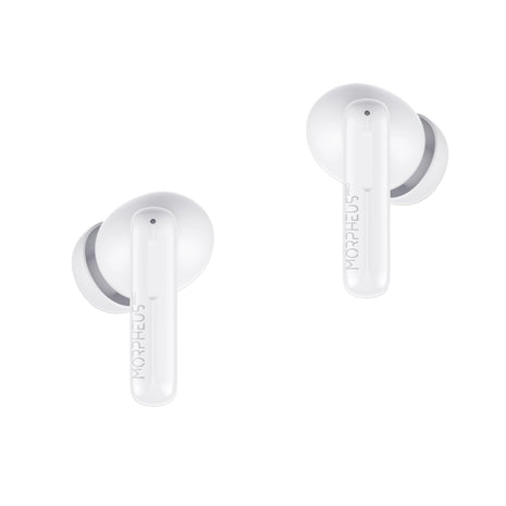 Morpheus 360 Nemesis ANC Wireless Noise Cancelling Headphones TW2750W, in Ear Blueooth Earphones, Pure White