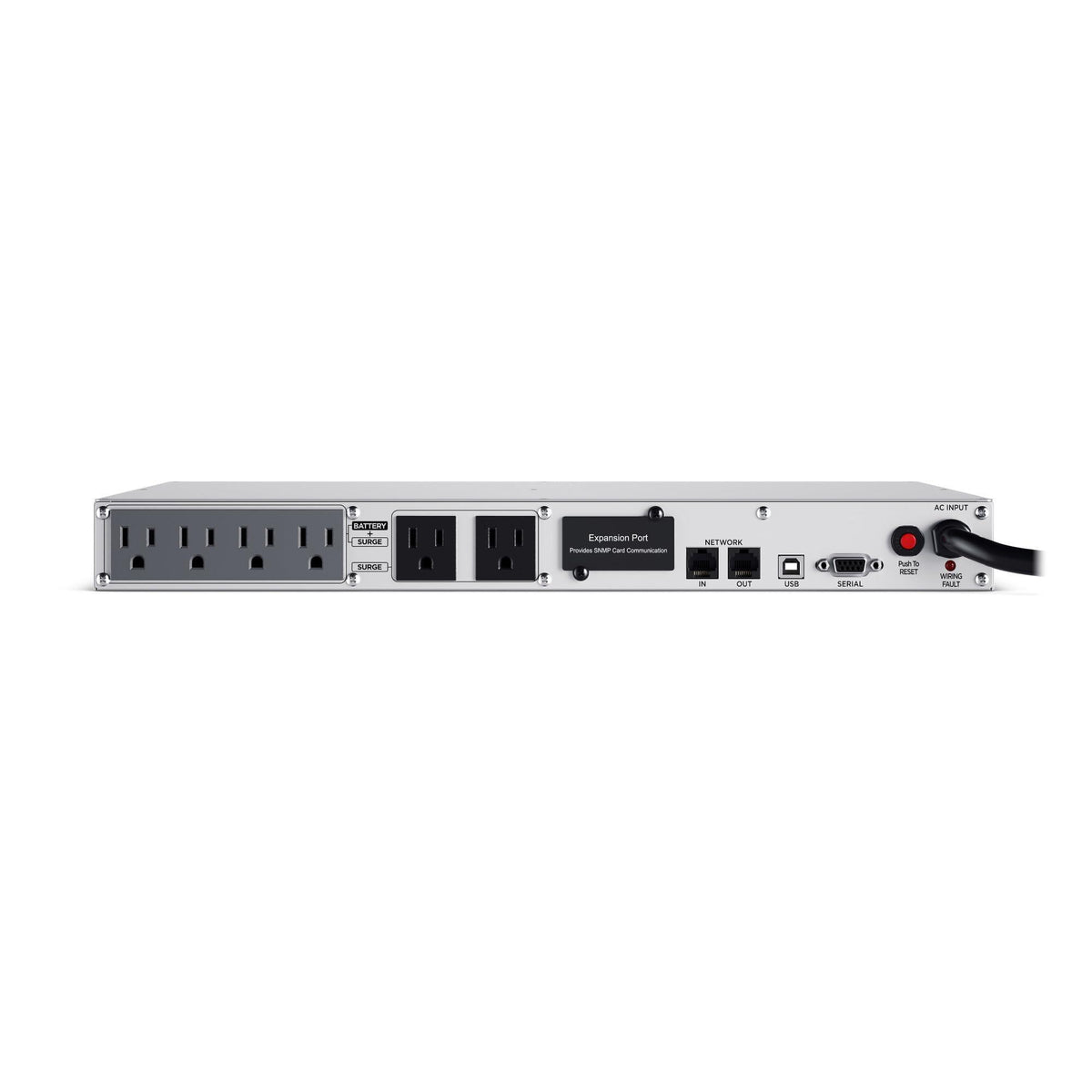 CyberPower OR1000LCDRM1U Smart App LCD UPS Battery Backup and Surge Protector, 1000VA/600W, 6 Outlets, AVR, 1U Rackmount, UL Certified