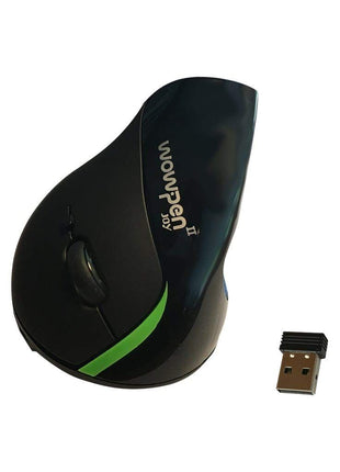 Ergoguys Wow Pen Joy II Wireless Optical Mouse Ergonomic 6 Buttons, Silver (WP-012-S-EW)
