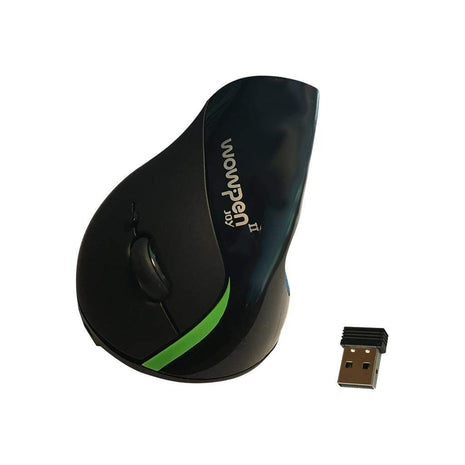 Ergoguys Wow Pen Joy II Wireless Optical Mouse Ergonomic 6 Buttons, Silver (WP-012-S-EW)