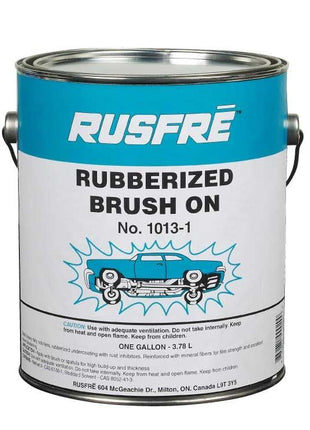 RUS-1013 Brush-on Rubberized Undercoating, 1-gallon, black