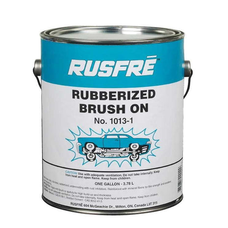 RUS-1013 Brush-on Rubberized Undercoating, 1-gallon, black