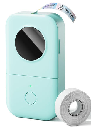 Phomemo D30 Label Maker Machine, Portable Bluetooth Mini Label Printer, Smartphone Handheld Thermal Sticker Small Labeler Multiple Templates Font Icon Inkless Custom Label for Home Kids School Items