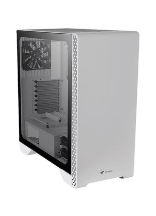 Thermaltake S300 Tempered Glass Snow Edition ATX Mid-Tower Computer Case with 120mm Rear Fan Pre-Installed CA-1P5-00M6WN-00
