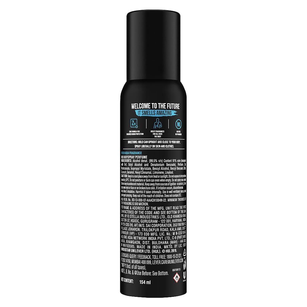 AXE Signature Champion No Gas Body Deodorant Bodyspray For Men 154 Ml, Pack of 1