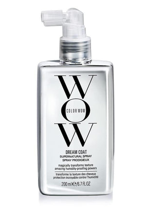 COLOR WOW Dream Coat – Anti-Humidity Frizz Control Spray for Glass Hair | Anti-frizz treatment and humidity-proofing spray delivers glassy-smooth, frizz-free hair. Heat activated, lasts 3-4 shampoos.