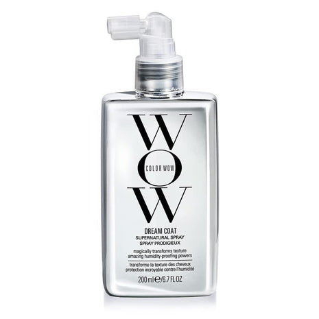 COLOR WOW Dream Coat – Anti-Humidity Frizz Control Spray for Glass Hair | Anti-frizz treatment and humidity-proofing spray delivers glassy-smooth, frizz-free hair. Heat activated, lasts 3-4 shampoos.