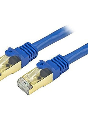 StarTech 4ft CAT6a Ethernet Cable - 10 Gigabit Shielded Snagless RJ45 100W PoE Patch Cord - 10GbE STP Network Cable with Strain Relief - Blue - UL, TIA (C6ASPAT4BL)