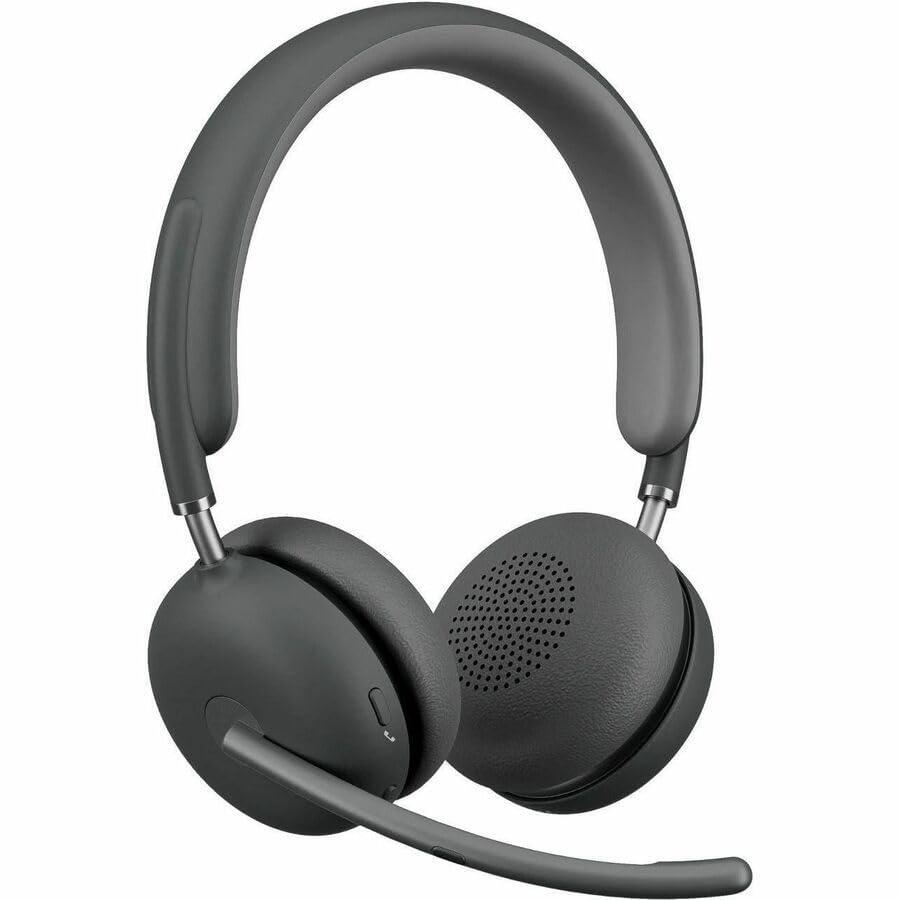 Logitech Zone Wireless 2 Premium Noise Canceling Headset with Hybrid ANC, Certified for Microsoft Teams Over Native Bluetooth and Fast Pair, Engineered for Intel Evo laptops, Graphite