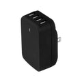 StarTech.com 4-Port Travel USB Wall Charger - 34W/6.8A International Travel Adapter - Portable USB Charging Station (USB4PACBK), Black