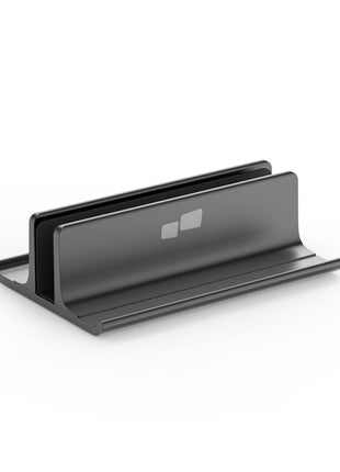 MP Mobile Pixels Upright Laptop Cradle Stand 3-in-1 Design, Adjustable Desktop Aluminum Stand for Smartphones, Tablets, Laptops, Books (Black)