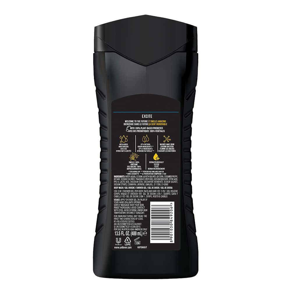 Axe Excite Body wash 400ml