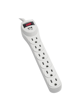Tripp-Lite TLP602 Protect It 6-Outlet Home Computer Surge Protector, 2' Cord, 180 Joules