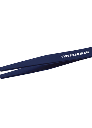 Tweezerman Exclusive Evening Blue Slant Tweezer - Hair Removal Tweezers, Stainless Steel
