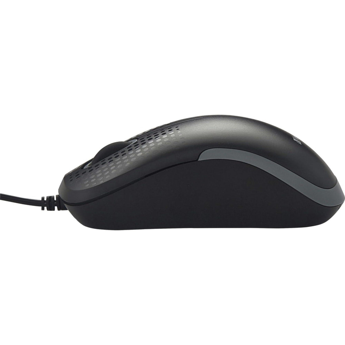 Verbatim USB Silent Corded Optical Mouse - Computer Wired Noiseless and Silent Click Mouse for Mac and PC - Black