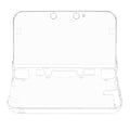 OSTENT Protective Clear Crystal Hard Guard Case Cover Skin Shell for Nintendo 3DS XL LL Color Clear White