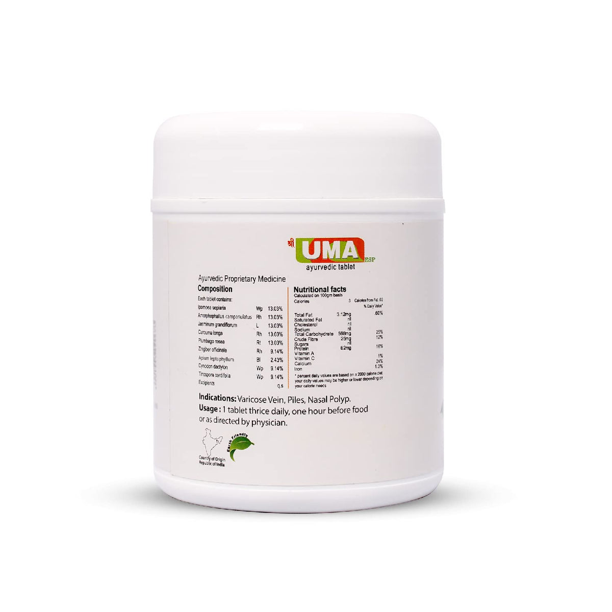 SBM UMA 60 Ayurvedic Tablets