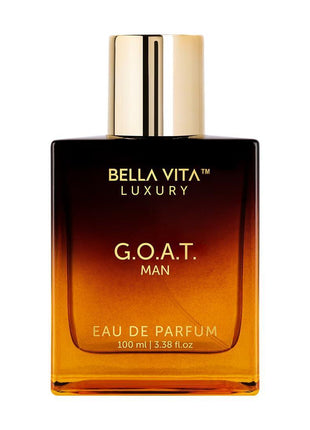 Bellavita Luxury G.O.A.T. Eau de Parfum | 100 ml | Perfume for Men | Long-lasting men's Eau de Parfum with woody, spicy & fresh notes for everyday wear and special occasions.