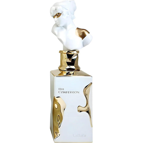Lattafa Her Confession - Vanilla, Floral, Amber, Musk - Eau de Parfum Long-Lasting Fragrance for Women, 3.40 Ounce / 100 ml