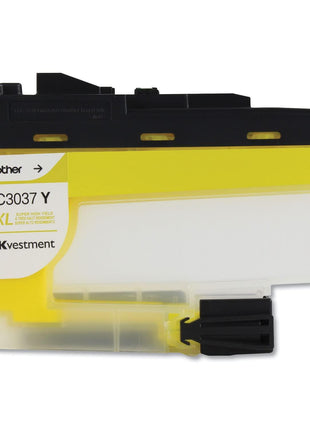 Brother Genuine LC3037Y, Single Pack Super High-Yield Yellow INKvestment Tank Ink Cartridge, Page Yield Up to 1,500 Pages, LC3037