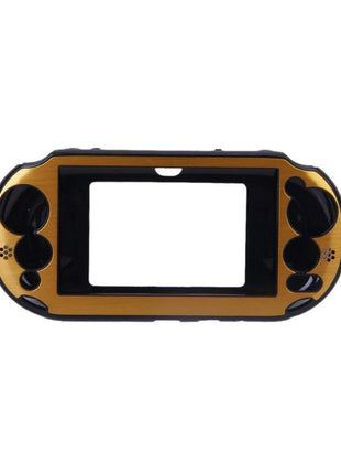 OSTENT Colorful Aluminum Metal Skin Protective Cover Case for Sony PS Vita PSV PCH-2000 - Color Gold