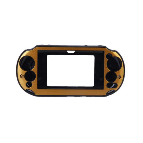 OSTENT Colorful Aluminum Metal Skin Protective Cover Case for Sony PS Vita PSV PCH-2000 - Color Gold
