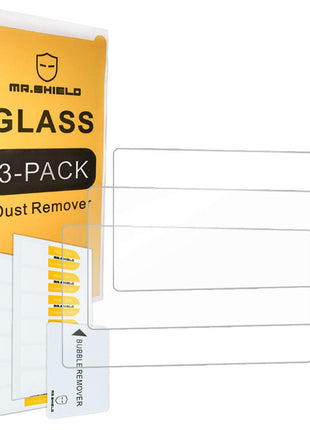 Mr.Shield [3-PACK] Designed For Nintendo Switch Lite [Tempered Glass] Screen Protector [0.3mm Ultra Thin 9H Hardness 2.5D Round Edge] with Lifetime Replacement | Japan Glass with 9H Hardness