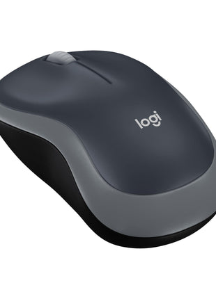 Logitech M185 Wireless Mouse, 2.4GHz with USB Mini Receiver, 12-Month Battery Life, 1000 DPI Optical Tracking, Ambidextrous PC/Mac/Laptop - Swift Grey