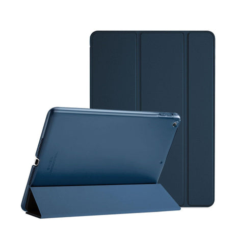 ProCase Smart Case for iPad 9.7 Inch iPad 6th/5th Generation 2018 2017(Model: A1893 A1954 A1822 A1823), Ultra Slim Lightweight Stand Cover with Translucent Frosted Back -Navy