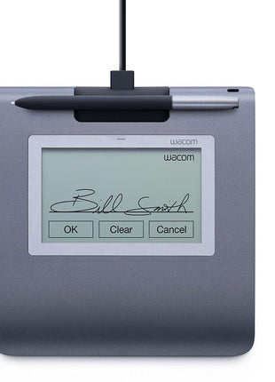 Wacom 4.5-Inch LCD USB 2.0 Electromagnetic Signature Pad, Silver (STU-430) STU430